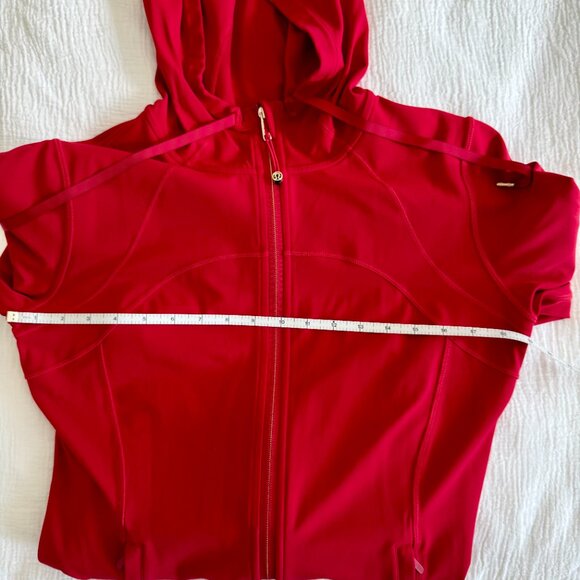 Lululemon Lunar New Year Hooded Define Jacket *Nulu Dark Red W4BWVS Size 12 LNY - Picture 10 of 16